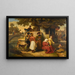 All'aperto delle porte di Smirne - Johann Michael Wittmer — quadro incorniciato alla parete