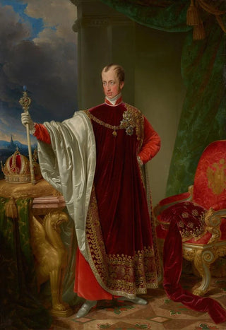 Johann Nepomuk Ender - Kaiser Ferdinand Im Ornat Des Ordens Des Goldenen Vlies.webp