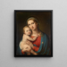 Vergine con Bambino - Johann Nepomuk Ender — quadro incorniciato alla parete