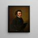 Autoritratto di Johann Nepomuk Ender - Johann Nepomuk Ender — quadro incorniciato alla parete