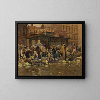 Johann Nepomuk Geller - Marktmotiv auf der Haide.webp