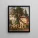 Fête du village - Johann Nepomuk Passini — quadro incorniciato alla parete
