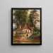 Auberge du village - Johann Nepomuk Passini — quadro incorniciato alla parete