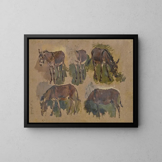 Johann Nepomuk Rauch - Five mules.webp