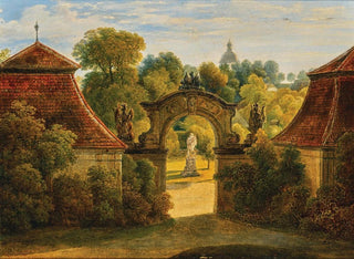 Johann Nepomuk Schdlberger - A View of a Majestic Park.webp