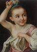 Jeune fille tenant une fleur - Johann Nikolaus Grooth — vista dell’opera