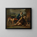 Arindal e Daura - Johann Peter Krafft — quadro incorniciato alla parete
