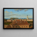 Vista sullo Schänzel verso l'Augarten - Johann Peter Krafft — quadro incorniciato alla parete