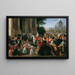 L'ingresso dell'Imperatore Francesco I a Vienna dopo la Pace di Parigi del 16 giugno 1814 - Johann Peter Krafft — quadro incorniciato alla parete