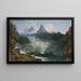 Le Glacier du Rhône - Johann Peter Krafft — quadro incorniciato alla parete