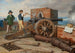 Amici artisti che sparano un colpo di cannone sulla fortezza Michele vicino a Ostia, Ferdinand Jagemann e Peter Krafft - Johann Peter Krafft — vista dell’opera