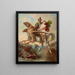 Rüdiger e Angelica - Johann Peter Krafft — quadro incorniciato alla parete