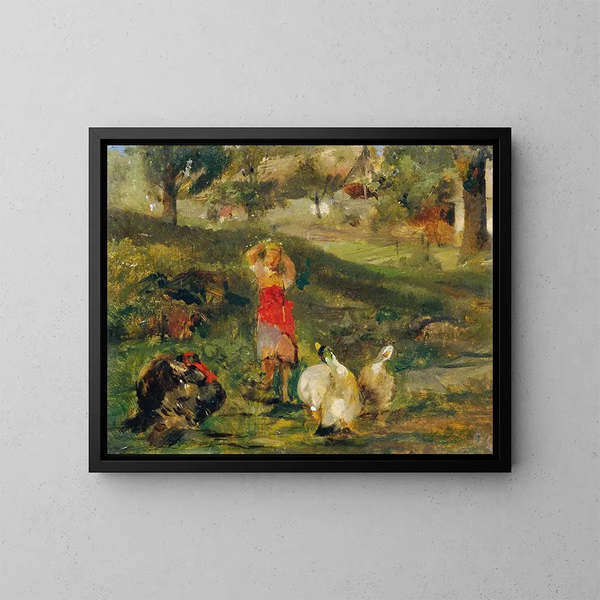 La fille de la source - Johann Till le Jeune — quadro incorniciato alla parete