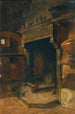 Interno con camino - Johann Till le Jeune — vista dell’opera