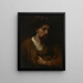 Ritratto di un filosofo - Johann Ulrich Mayr — quadro incorniciato alla parete