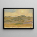 Norderney con dune soleggiate - Johann Vincenz Cissarz — quadro incorniciato alla parete