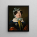 Ritratto di Franziska Salesia Contessa di Gleispach - Johann Wachtl — quadro incorniciato alla parete