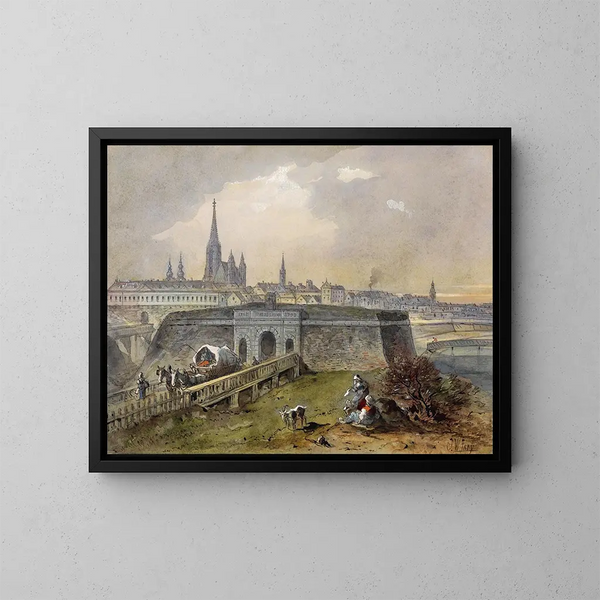 Vienne 03 - Johann Wilhelm Frey — quadro incorniciato alla parete