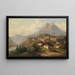 Vista sul Pilatus con Tomlishorn - Johann Wilhelm Jankowski — quadro incorniciato alla parete