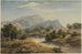 Vista dell'est su Rocca Canterano e le Mamelle sullo sfondo - Johann Wilhelm Schirmer — vista dell’opera
