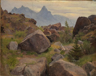 Studio di roccia a Goldau - Johann Wilhelm Schirmer — vista dell’opera