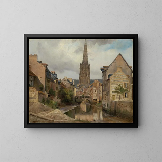 Johann Wilhelm Schirmer - Harfleur bei Le Havre Blick auf Saint Martin.webp