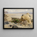 Plage rocheuse - Johann Wilhelm Schirmer — quadro incorniciato alla parete