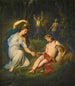 Bacchus con un leopardo - Johann Wilhelm Schütze — vista dell’opera