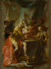 Il omicidio di San Edoardo, re e martire - Johann Wolfgang Baumgartner — vista dell’opera