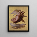 Due angeli fluttuanti II - Johann von Schraudolph — quadro incorniciato alla parete
