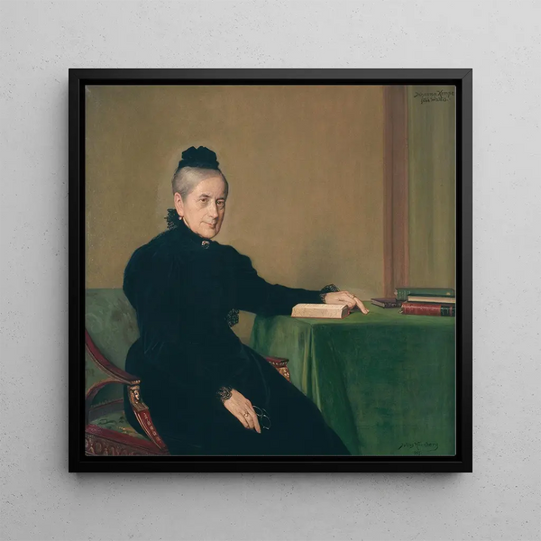 Johanna Kempe née Wallis 1818-1909 - Julius Kronberg