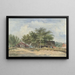 Vista vicino ad Appelscha - Johanna Wilhelmina von Stein Callenfels — quadro incorniciato alla parete