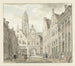 Rue Nieuwstraat a Utrecht con vista sulla Domtoren - Johanna de Bruyn — vista dell’opera