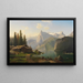 Al lago dei Quattro Cantoni - Johannes Bartholomus Duntze — quadro incorniciato alla parete