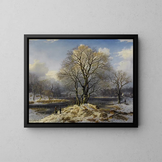 Johannes Bartholomus Duntze - Winter Landscape.webp