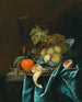 Arance, limoni e pesche su un piatto in latta e una ciotola WanLi - Johannes Borman — vista dell’opera