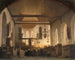 Un servizio alla Geertekerk di Utrecht - Johannes Bosboom — vista dell’opera