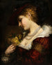Dame au bouquet de roses - Johannes Brasch — vista dell’opera