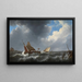 Eaux turbulentes - Johannes Christiaan Schotel — quadro incorniciato alla parete