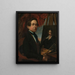 Autoritratto - Johannes Daniel Susan — quadro incorniciato alla parete