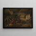 Un atelier de tisserands - Johannes Dircksz van Oudenrogge — quadro incorniciato alla parete
