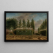 Un jardin à la française - Johannes Janson — quadro incorniciato alla parete