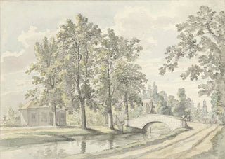 Johannes Jelgerhuis - Gezicht op de Biltstraat buiten Utrecht.webp