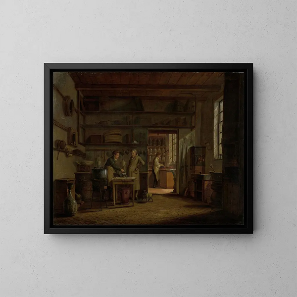 La distillerie de l'apothicaire A d'Ailly - Johannes Jelgerhuis — quadro incorniciato alla parete