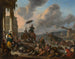 Port sur la Méditerranée - Johannes Lingelbach — vista dell’opera