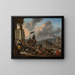 Port sur la Méditerranée - Johannes Lingelbach — quadro incorniciato alla parete