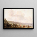 La partenza di Carlo II (1630-1685) di Scheveningen, 2 giugno 1660 - Johannes Lingelbach — quadro incorniciato alla parete