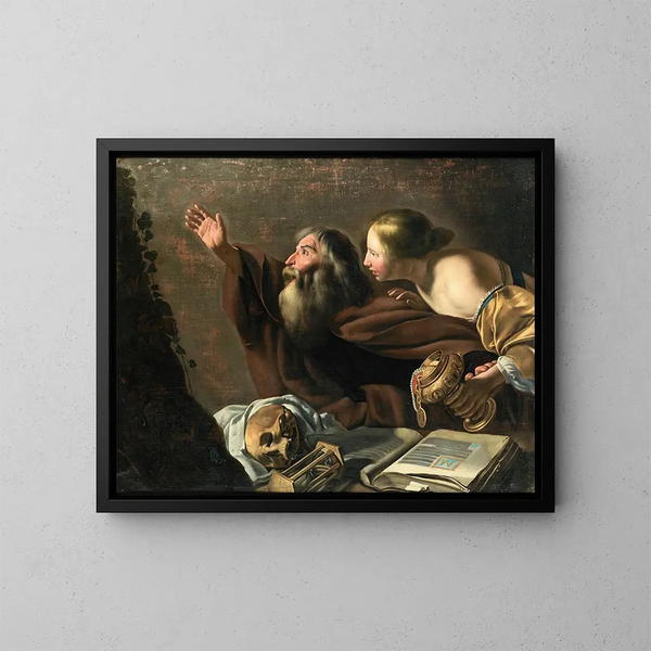 Vanità - Johannes Paulus Moreelse — quadro incorniciato alla parete
