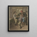 Il dentista del villaggio - Johannes Pieter de Frey — quadro incorniciato alla parete