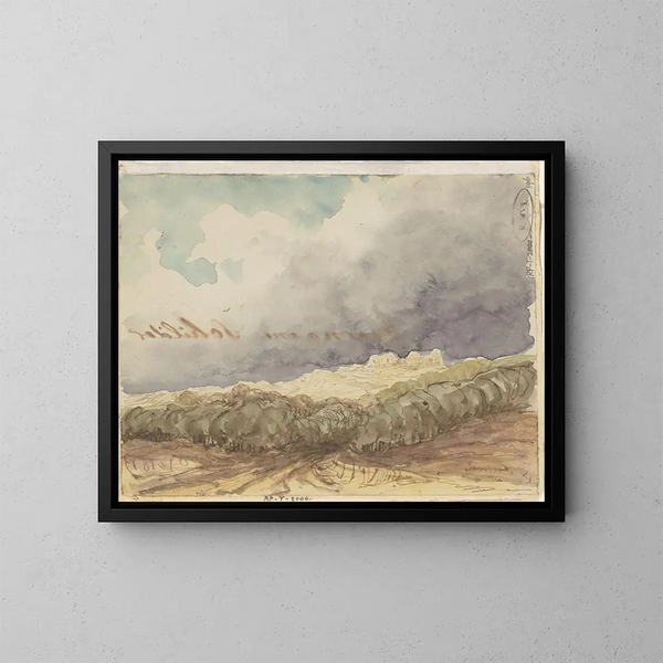 Paesaggio - Johannes Tavenraat — quadro incorniciato alla parete